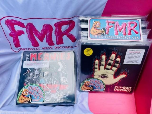 FANTASTIC MESS 5x 7”, T-SHIRT & STICKER PACK EXCLUSIVE TO CO-CO BANANAS