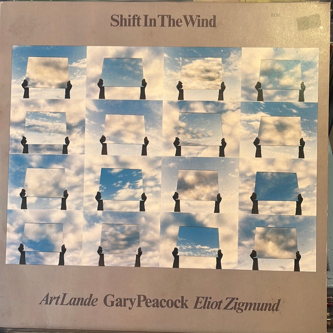 GARY PEACOCK, ART LANDE, ELIOT ZIGMUND - SHIFT IN THE WIND    VG+/VG+ 1990