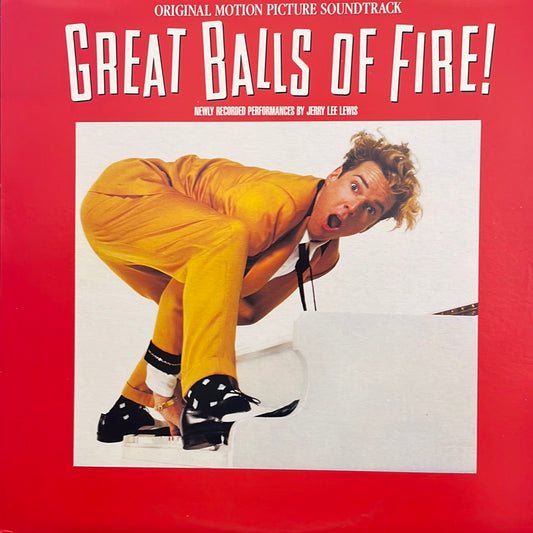 VARIOUS - GREAT BALLS OF FIRE ORIGINAL MOTION PICTURE SOUNDTRACK NM/NM 1989