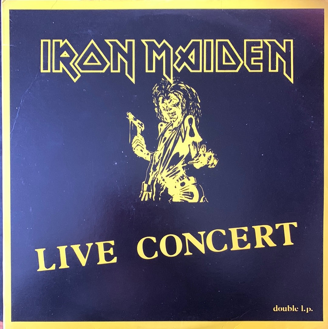 IRON MAIDEN - LIVE IN CONCERT MANCHESTER '82 2LP VG+/VG+