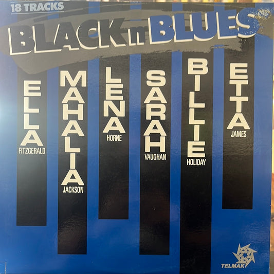 VARIOUS - BLACK N BLUES    NM /NM  1984