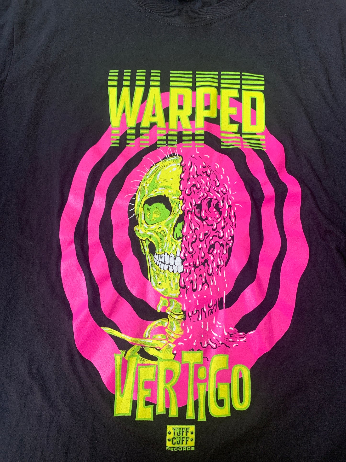 WARPED VERTIGO BLACK TEE