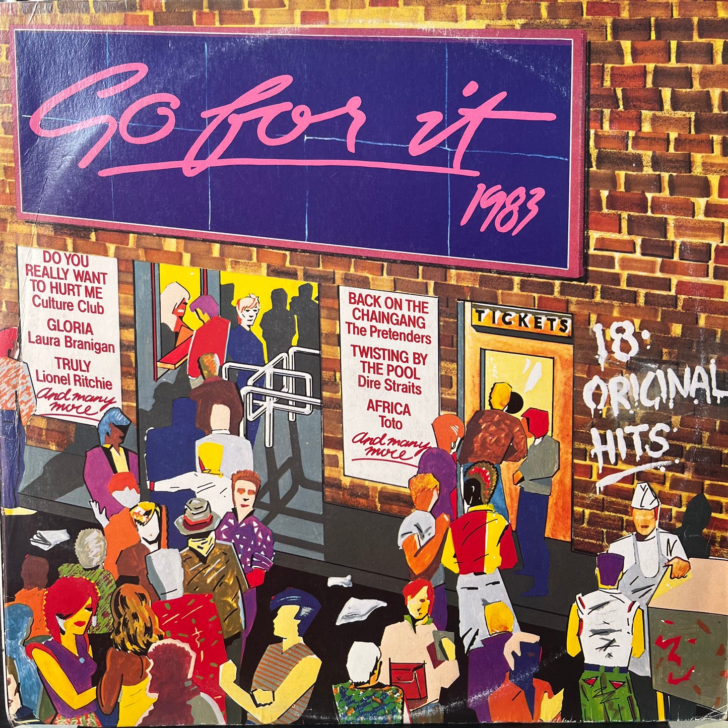 VARIOUS - GO FOR IT 1983 VG-/VG