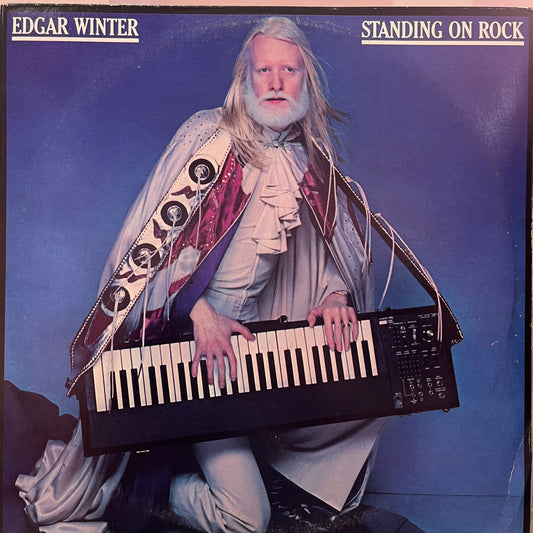 EDGAR WINTER - STANDING ON A ROCK VG+/VG+  1981