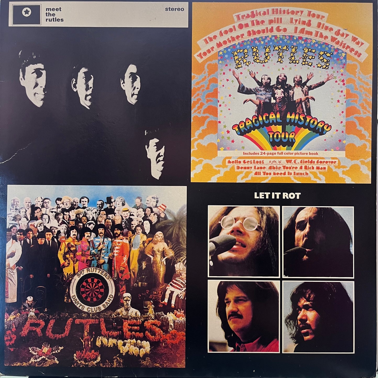 THE RUTLES - STEREO DOUBLE LP VG+/EX