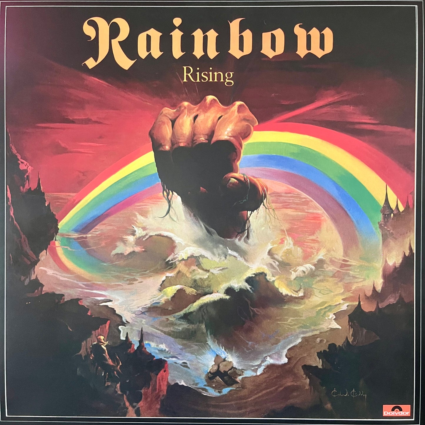 RAINBOW -RISING NM/NM   LTD PURPLE VINYL REISSUE