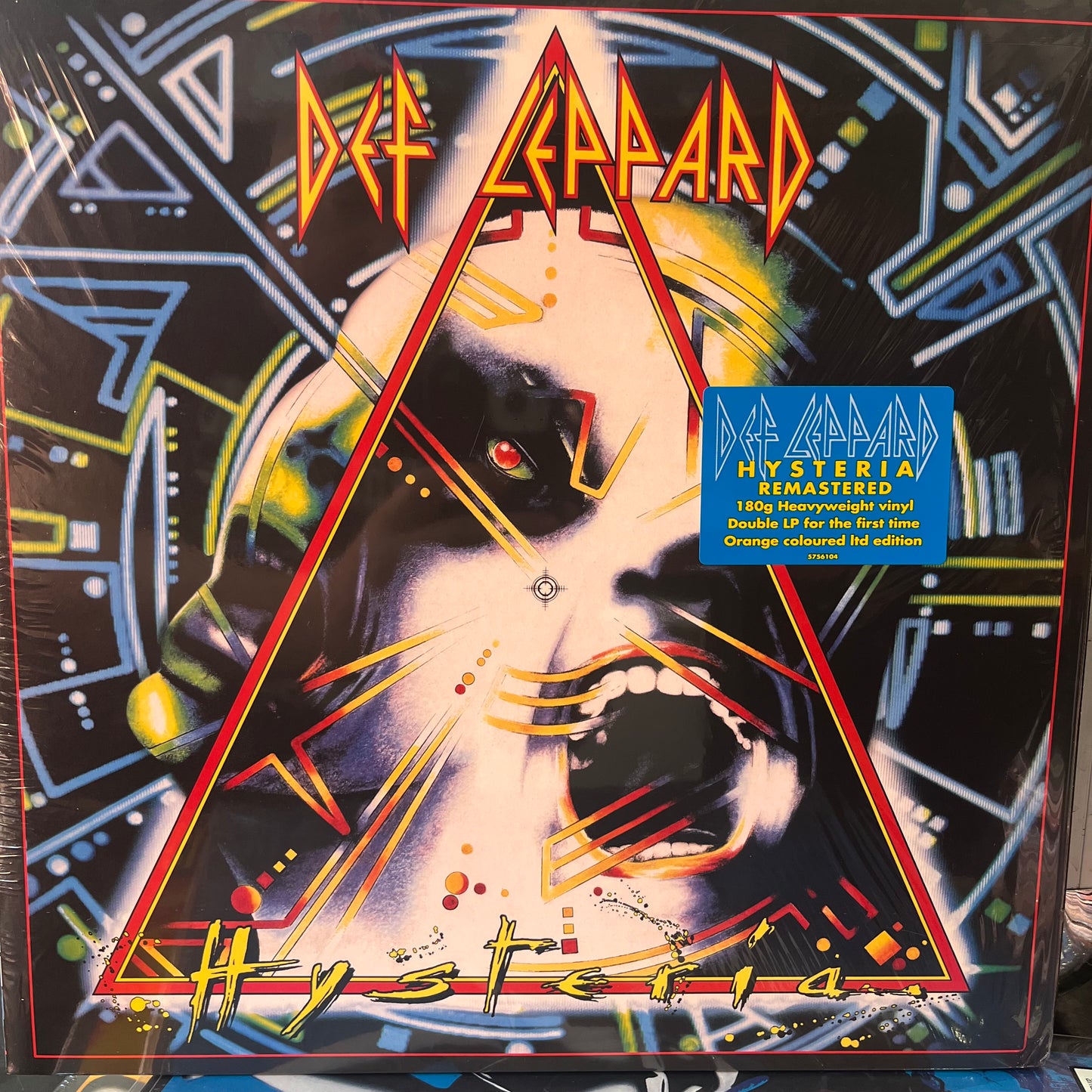 DEF LEPPARD - HYSTERIA 2 LP (LTD ORANGE WAX )