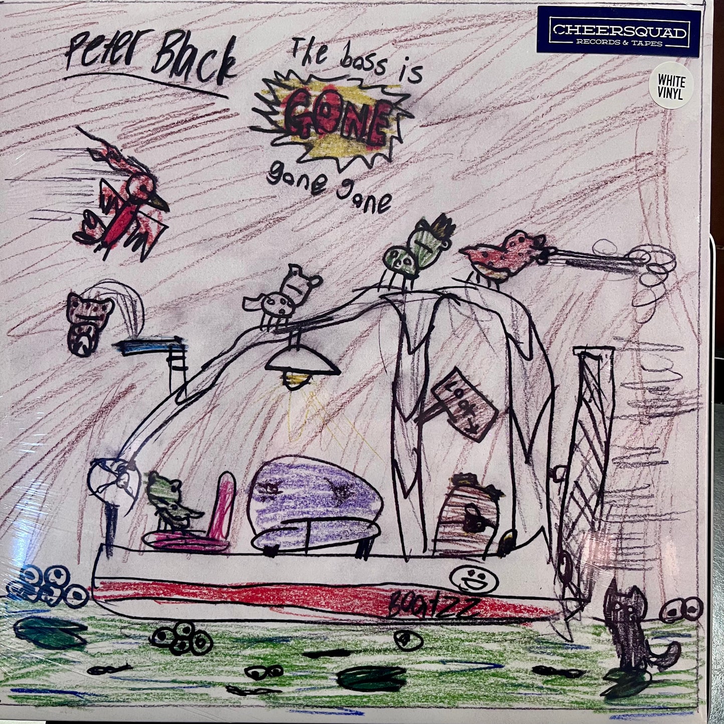 PETER BLACK - THE BOSS IS GONE GONE GONE  (WHITE VINYL)