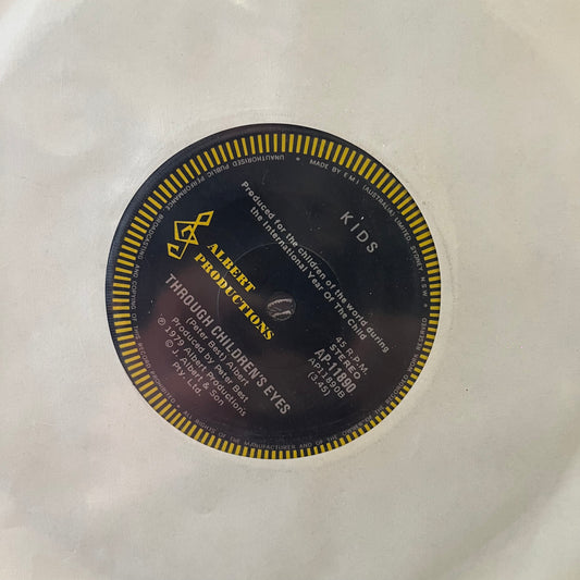 KIDS - CARE FOR KIDS/THROUGH CHILDREN'S EYES 7"SINGLE