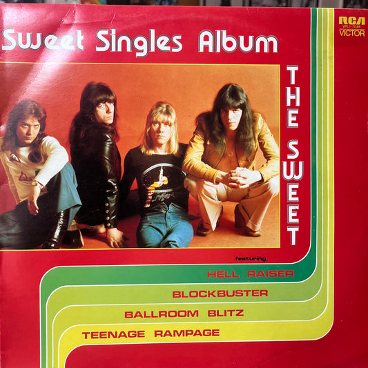 THE SWEET - SWEET SINGLES ALBUM 1975 VG+/EX