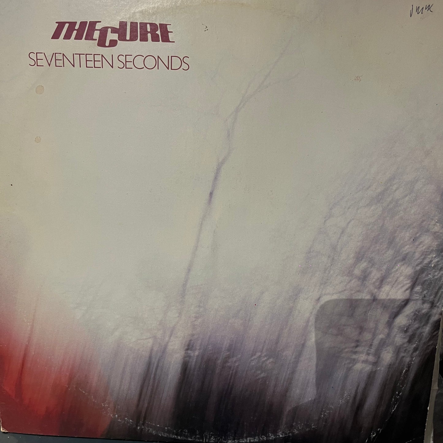 THE CURE - SEVENTEEN SECONDS VG+/EX  1980