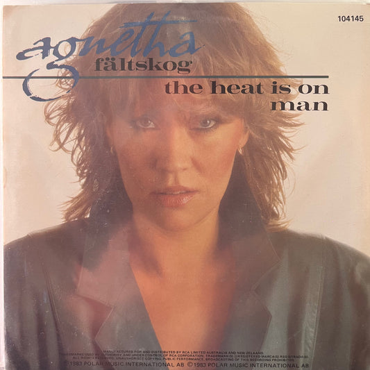 AGNETHA FALTSKOG - THE HEAT IS ON/MAN 7" SINGLE