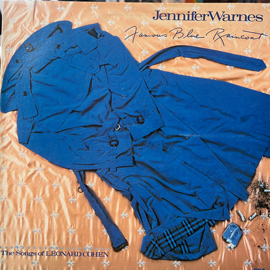 JENNIFER WARNES - FAMOUS BLUE RAINCOAT (SONGS OF COHEN)  VG/VG  1987