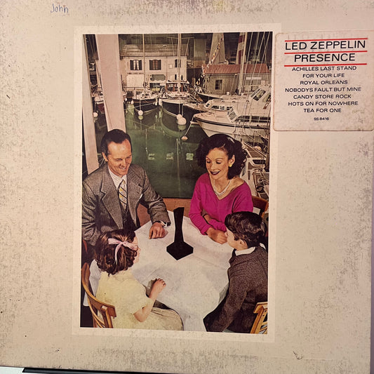 LED ZEPPELIN - PRESENCE  VG+/VG