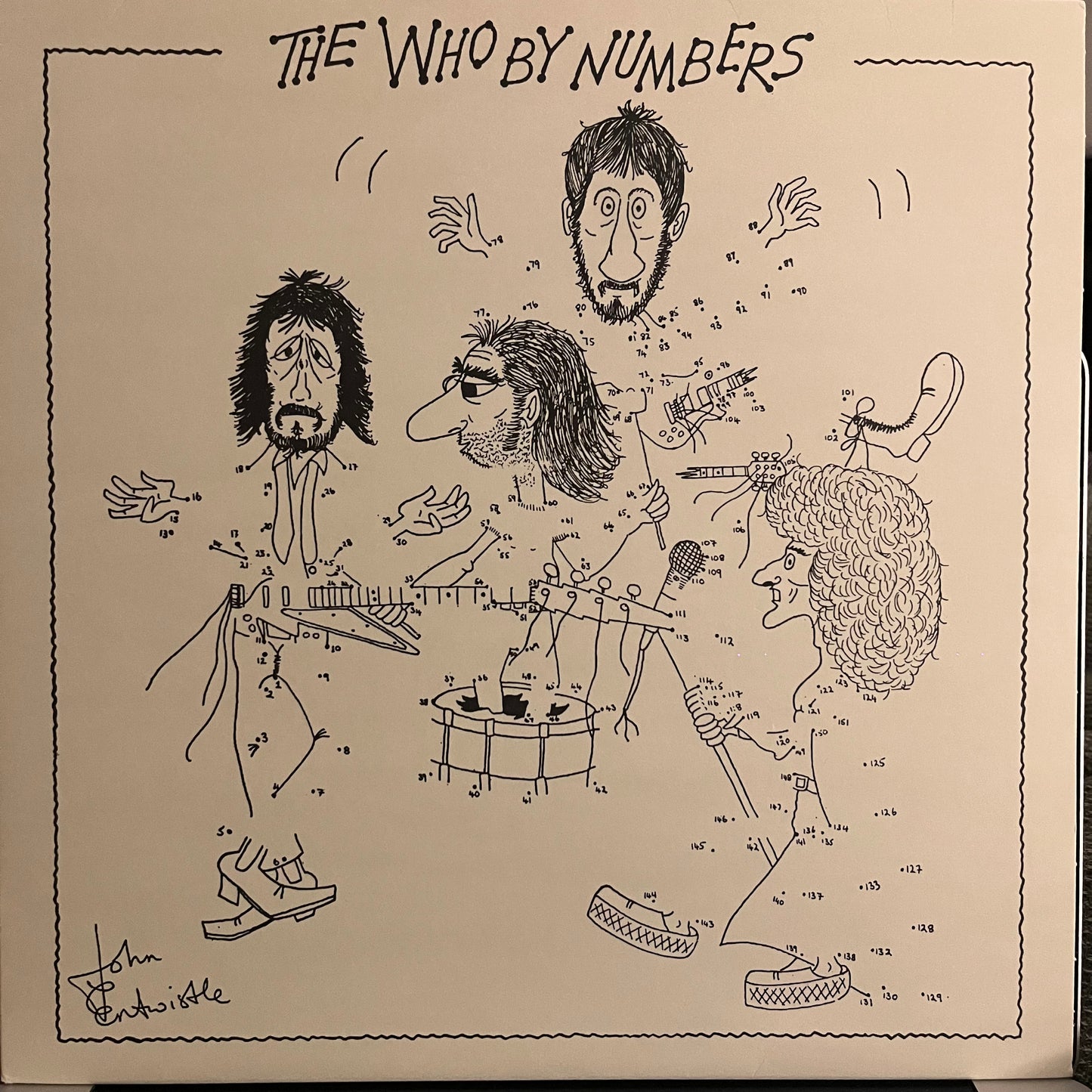 THE WHO - BY NUMBERS EX/EX  1975 /180 GRAM REPRESS