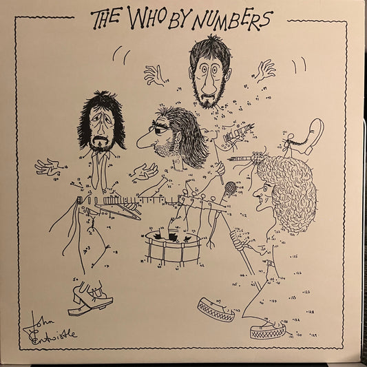 THE WHO - BY NUMBERS EX/EX  1975 /180 GRAM REPRESS