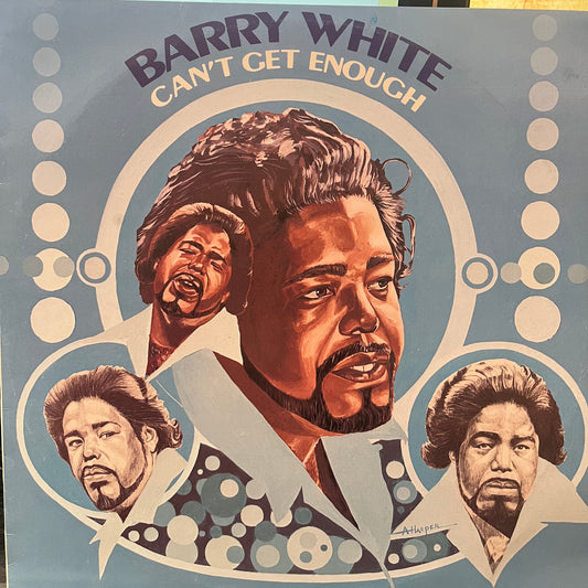 BARRY WHITE - CANT GET ENOUGH  1974 VG+/VG+