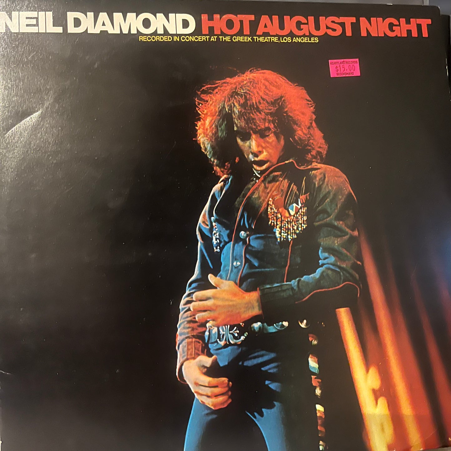 NEIL DIAMOND - HOT AUGUST NIGHT 2LP VG+/EX