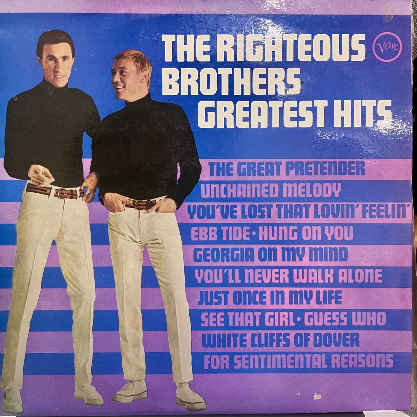 THE RIGHTEOUS BROTHERS - GREATEST HITS  VG/EX