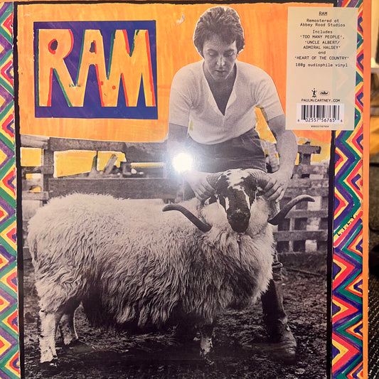 PAUL AND LINDA MCCARTNEY - RAM  2017 GATEFOLD REISSUE