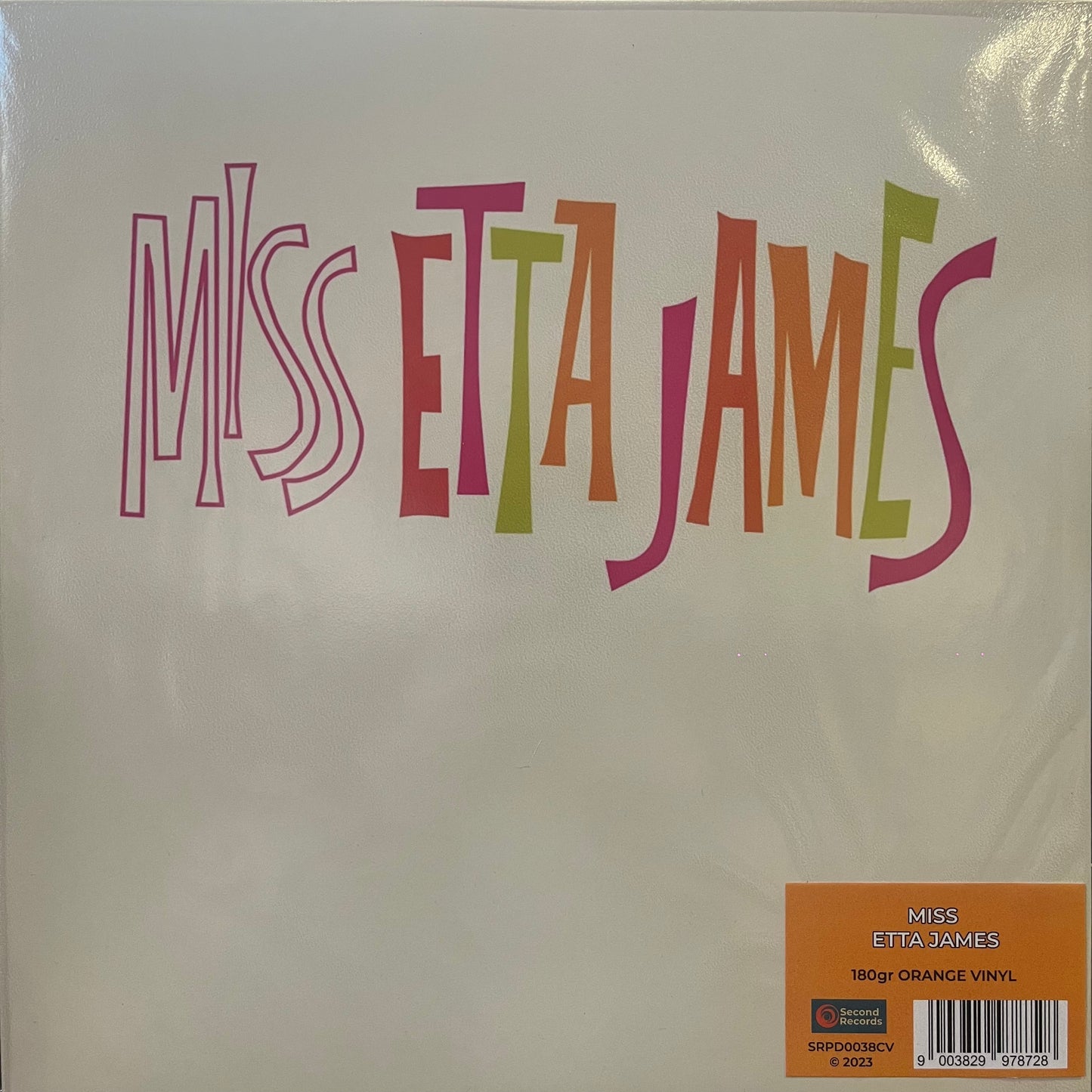 ETTA JAMES - MISS ETTA JAMES / ORANGE VINYL 2023