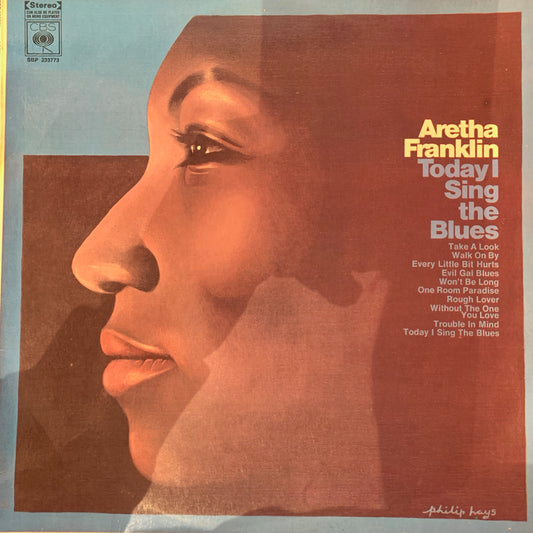 ARETHA FRANKLIN - TODAY I SING THE BLUES EX/EX