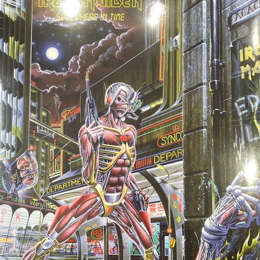 IRON MAIDEN - SOMEWHERE IN TIME LP