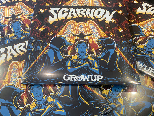 SCARNON - GROW UP LP BRAND NEW RELEASE!
