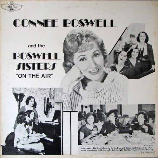 CONNIE BOSWELL AND THE BOSWELL SISTERS - ON THE AIR VG+/VG+