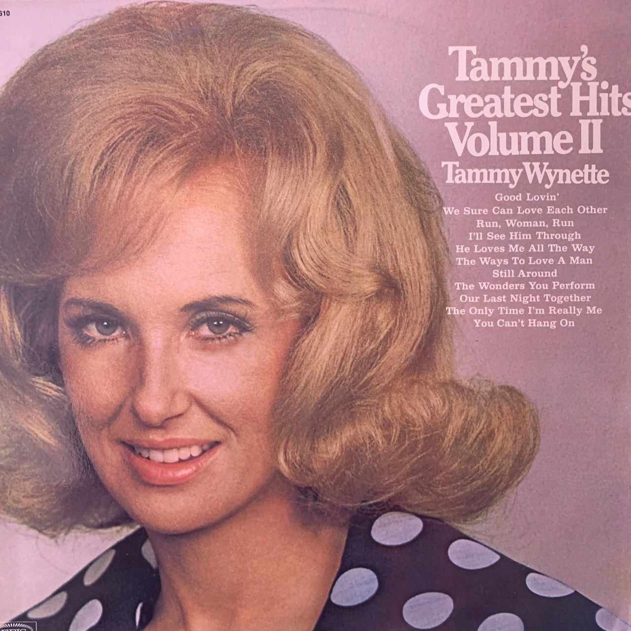 TAMMY WYNETTE - TAMMY'S GREATEST HITS, VOLUME II    VG+/VG+ 1971