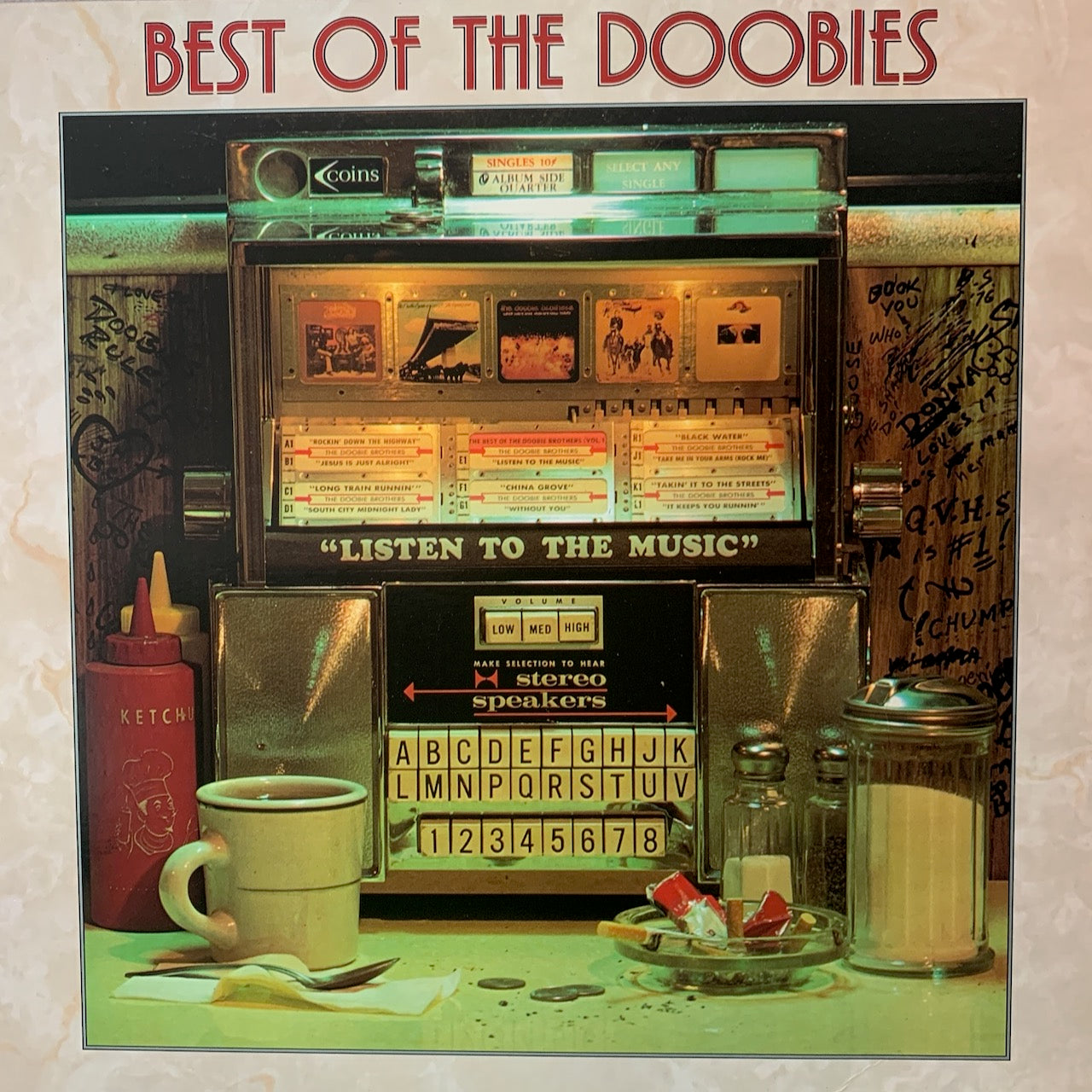 THE DOOBIE BROTHERS - BEST OF THE DOOBIES    G/G 1978  LIGHT MARKS