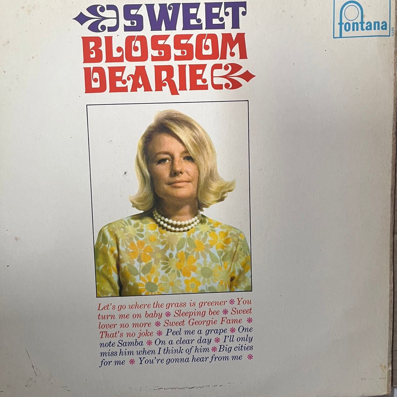 BLOSSOM DEARIE - SWEET BLOSSOM DEARIE    VG/VG 1967