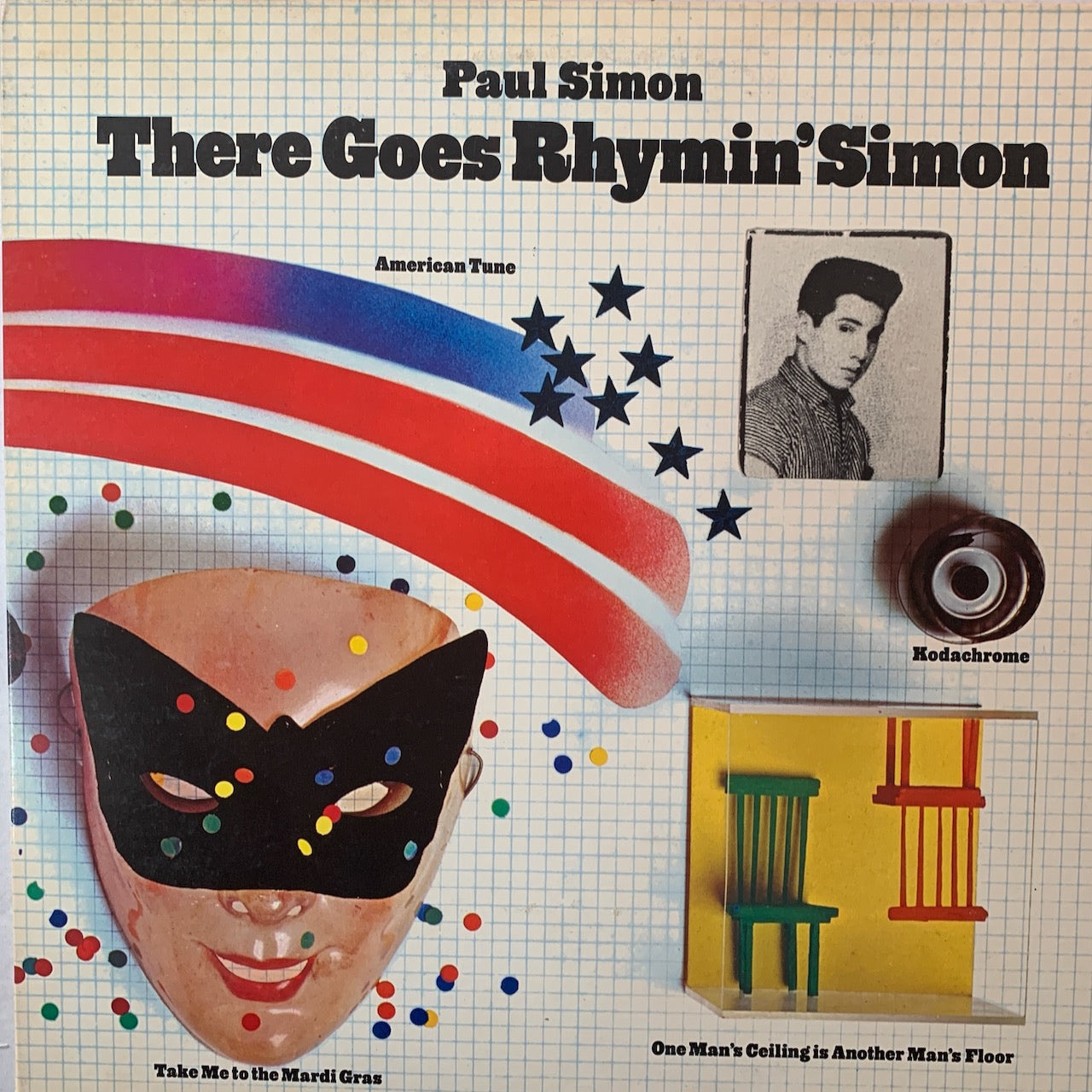 PAUL SIMON - THERE GOES RHYMIN' SIMON    VG+/VG+ 1973