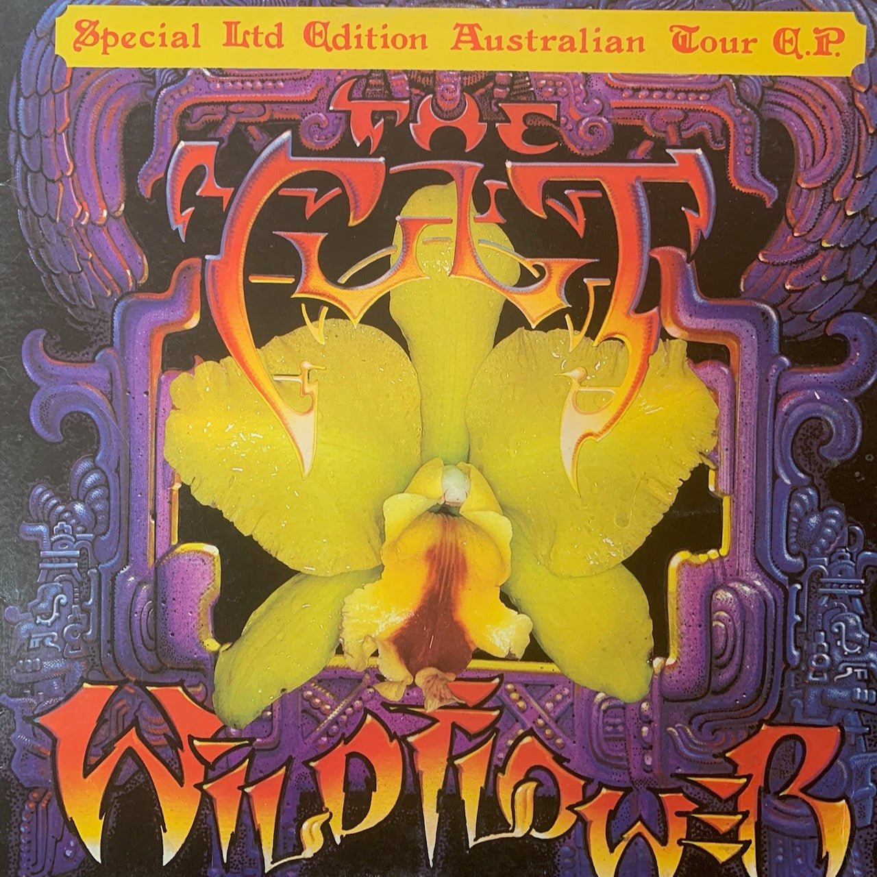 THE CULT - WILDFLOWER (SPECIAL LTD EDITION AUSTRALIAN TOUR E.P.)    VG+/VG+ 1987