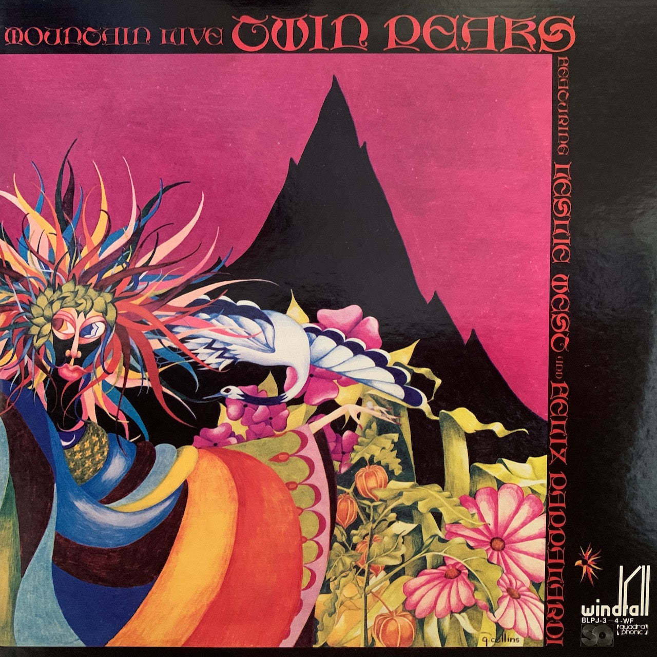 MOUNTAIN - TWIN PEAKS    VG+/VG+ 1973  NO OBI