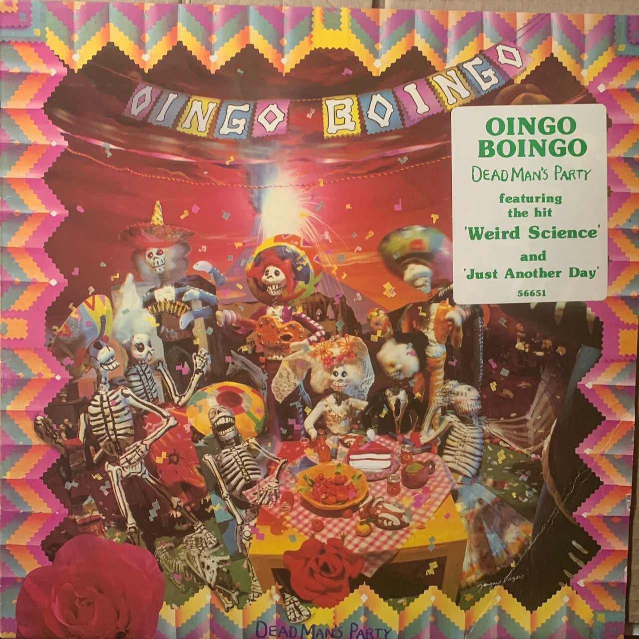 OINGO BOINGO - DEAD MAN'S PARTY    VG+/VG+ 1986