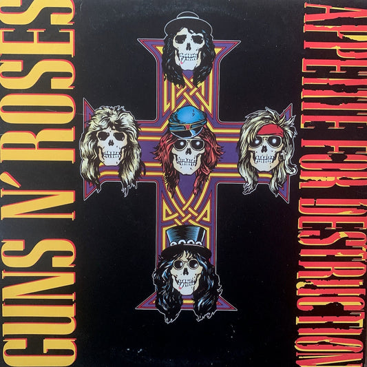 GUNS N' ROSES - APPETITE FOR DESTRUCTION    VG/VG 1987