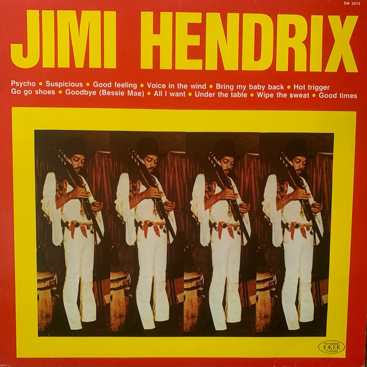 JIMI HENDRIX / LONNIE YOUNGBLOOD - JIMI HENDRIX    VG+/VG+ 1981