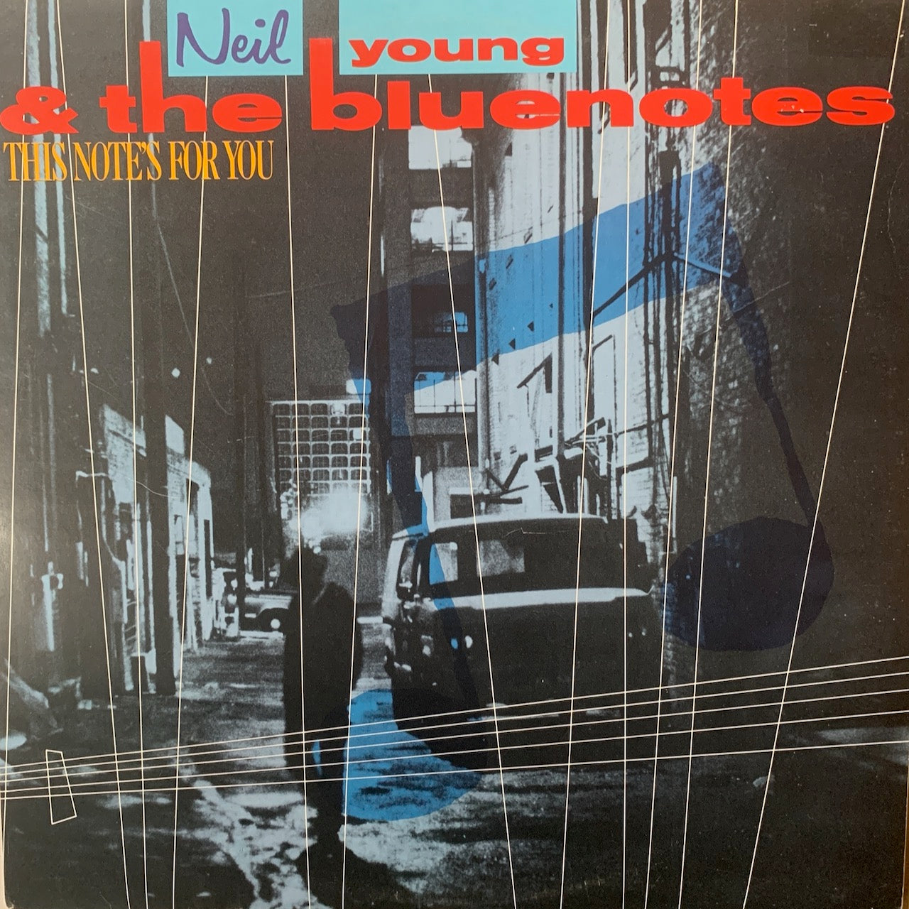 NEIL YOUNG & THE BLUENOTES - THIS NOTE'S FOR YOU    VG/VG 1988