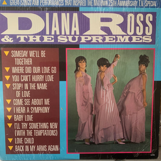 THE SUPREMES - GREAT SONGS AND PERFORMANCES THAT INSPIRED THE MOTOWN 25TH ANNIVERSARY T.V. SPECIAL    VG/VG 1983