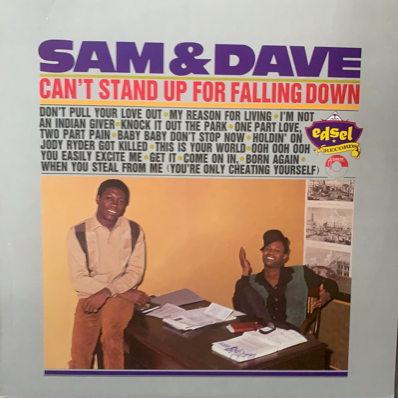 SAM & DAVE - CAN'T STAND UP FOR FALLING DOWN    NM /NM  1984